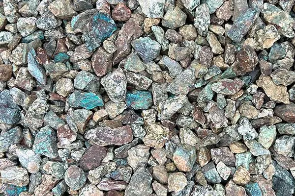 Modern decorative rock, close up